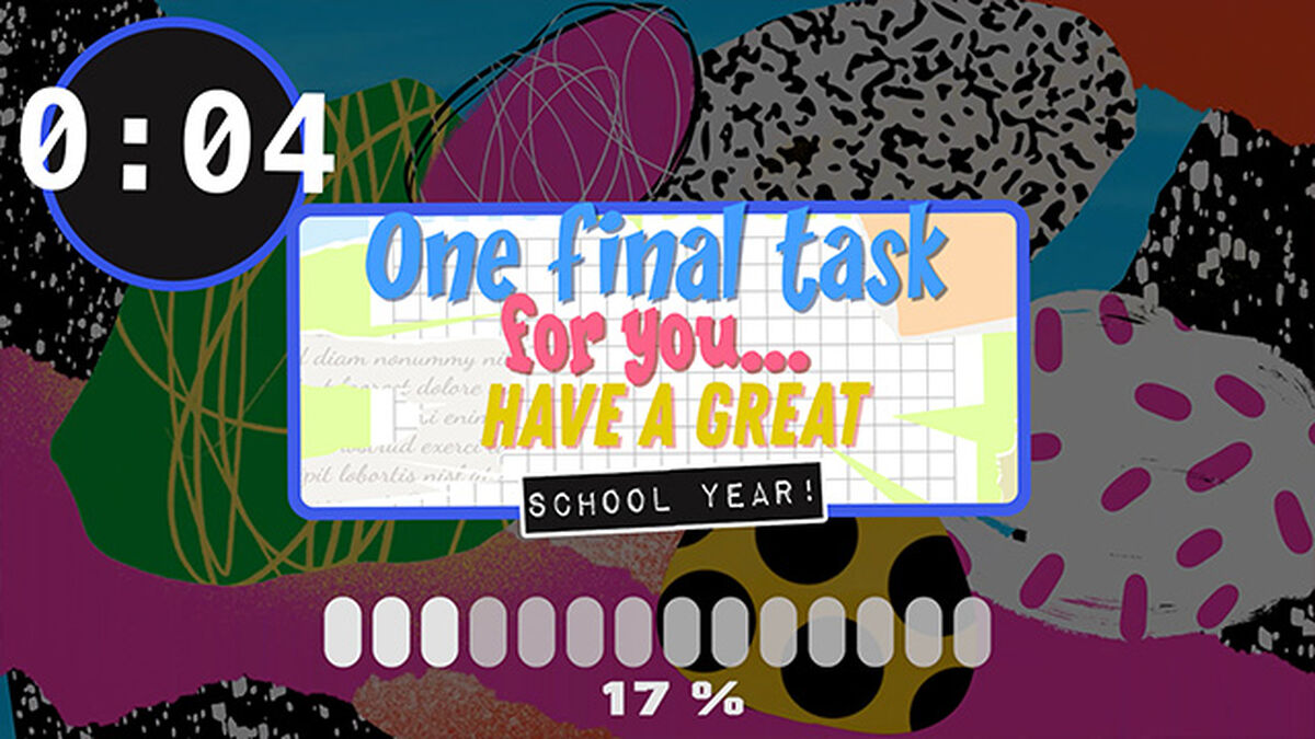 Beat the Bell - 5 Minute Back-to-School Countdown image number null